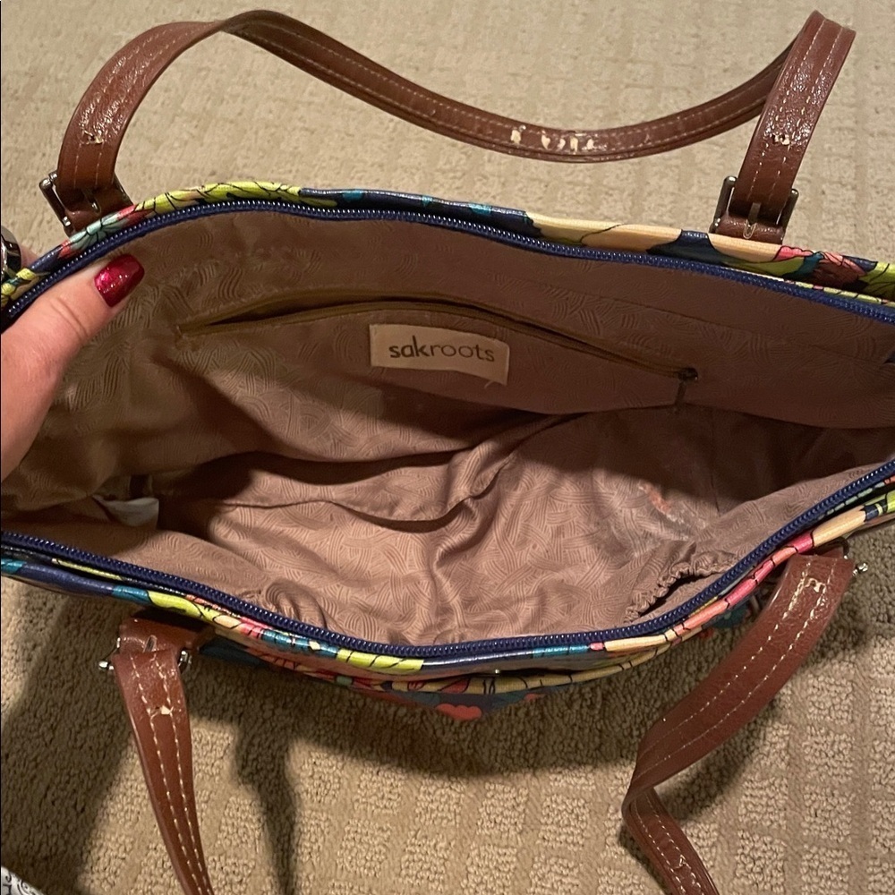 Sakroots Multicolor Floral Canvas Tote - Picture 10 of 10